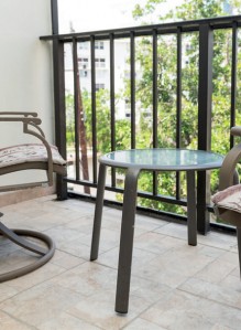Finition étanchéité liquide SEL Zolpan en carrelage pour balcons